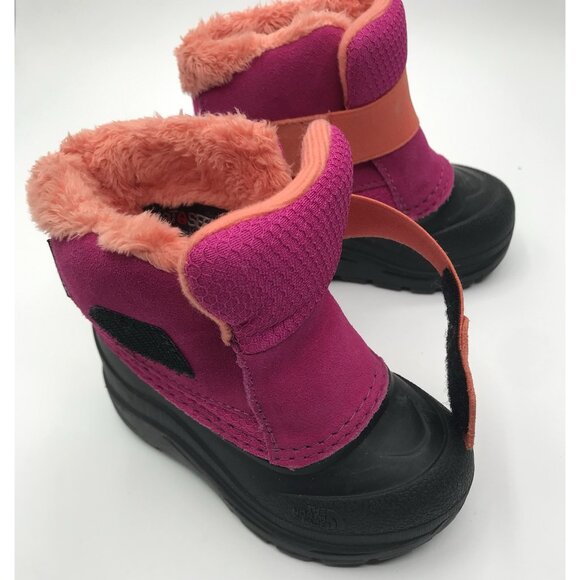 The North Face Heat Seeker 200 Gram Insulated Toddler Snow Boots Size 6 Pink - Picture 9 of 12